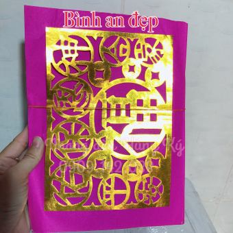 Hàng mã (vàng mã) giấy cúng bình an màu đẹp