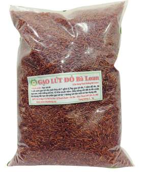 Gạo lứt đỏ thực dưỡng Bà Loan túi 1kg