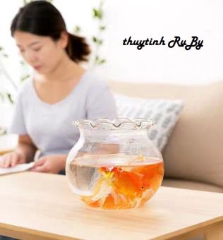 Bể Cá Thủy Tinh Để Bàn B1 D13Cm X 14Cm, Hồ Cá Mini, Chậu Cây Thủy Sinh, Chậu Trồng Cây Cảnh, Bể Thủy Tinh Mini