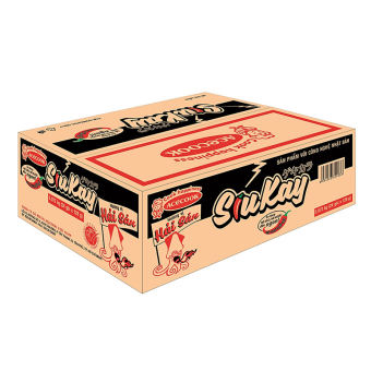 Thùng 24 gói mì Siukay 128gr vị Hải Sản