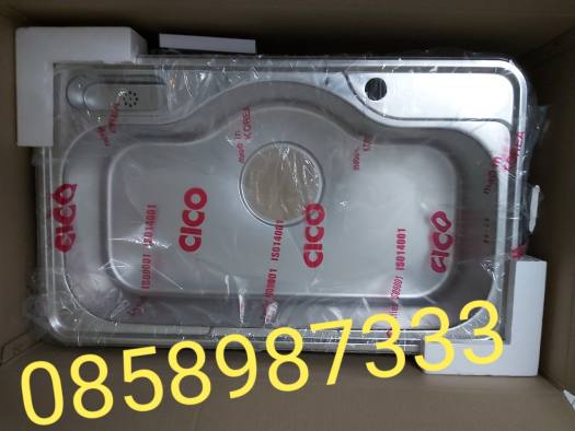 Chậu rửa bát CICO Hàn Quốc 1 hố DJUS-850P (85x51,5cm)
