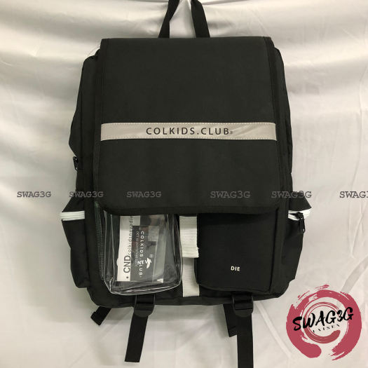 Balo Phản Quang COLKIDS SS3 đi học dành cho nam nữ Màu Đen giá rẽ