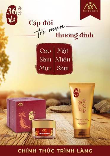 Combo Cao Mụn Sâm Đỏ + Sửa Rửa Mặt Tri Mụn