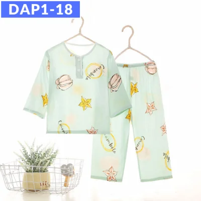 SG Seller / Quality Pyjamas Set / Kids / Children / Boys / Girls / Baby / Silk Cotton / Sleepwear / Nightwear / Pajamas / Series DAP (4)