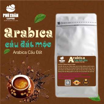 500gr Cà Phê Arabica Cầu Đất Mộc (Bột/Hạt) PHUXUAN COFFEE - cafe rang xay pha phin pha máy