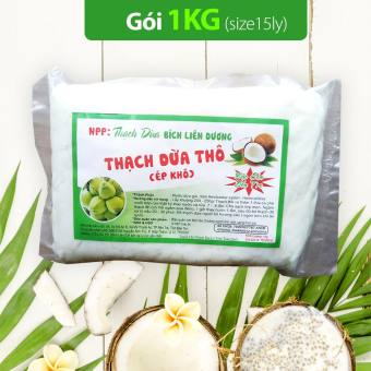 1KG thạch dừa khô ép thô 15ly