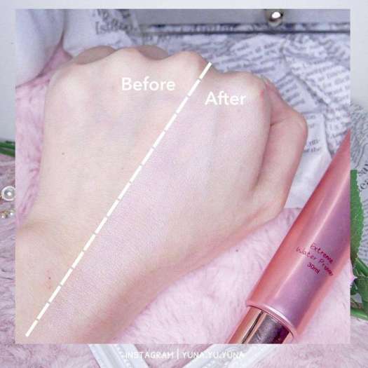 Kem bắt sáng cấp ẩm tối ưu MKUP extreme water primer- Brightening Pink