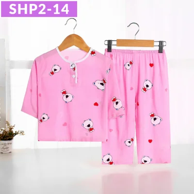 SG Seller / Silk Cotton Pyjamas Set / Boys and Girls / Kids / Children / Baby / Sleepwear / Nightwear / Pajamas / Series SHP (7)