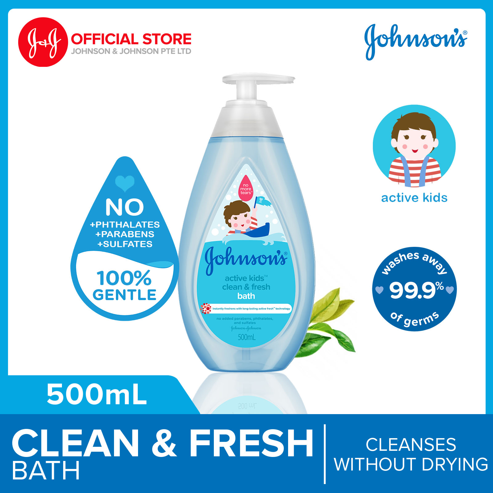 Johnson baby active fresh 2024 shampoo