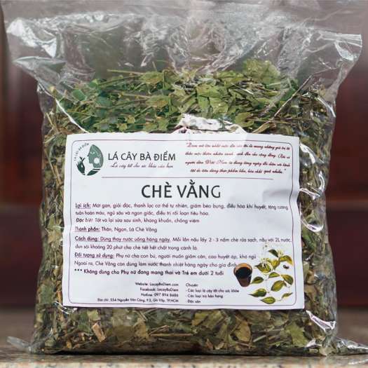 Lá Chè Vằng Khô Trà Vằng Lá Lợi Sữa Giảm Cân Cho Sản Phụ Sau Sinh - Bà ĐIểm Shop