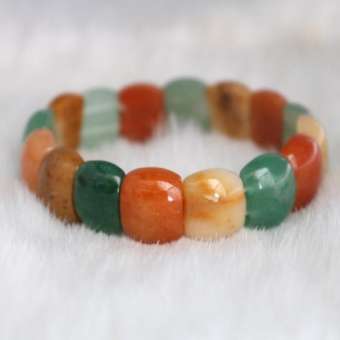 Vòng tay phong thủy đá đa sắc