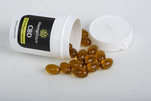 Hempsapa CBD softgel Capsules 5% - Viên nang tinh dầu CBD