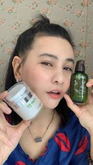 Combo Kem Face Nhân Sâm MQ Skin + Serum Thay Da