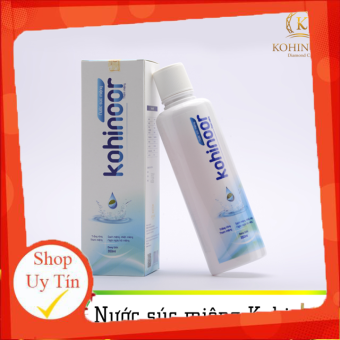 nước súc miệng kohinoor dùng cho người bị nhiệt miệng ở người lớn và trẻ em dùng cho đối tượng bị hôi miệng người bị mảng bám ố vàng răng bị xỉn màu - Chính hãng- TS001