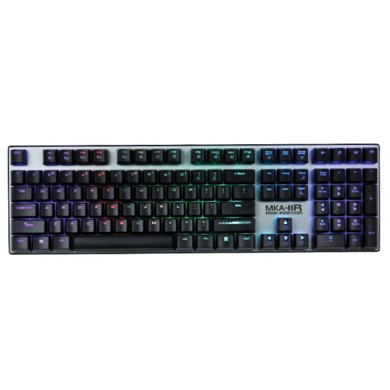 Armaggeddon Marco-Able™ RGB Keyboard MKA-11R White Black (Red Switch) Singapore