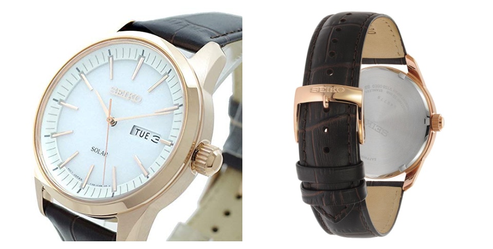 Seiko Conceptual SNE530P SNE530P1 SNE530 Analog Solar Men's Watch -  ZetaWatches