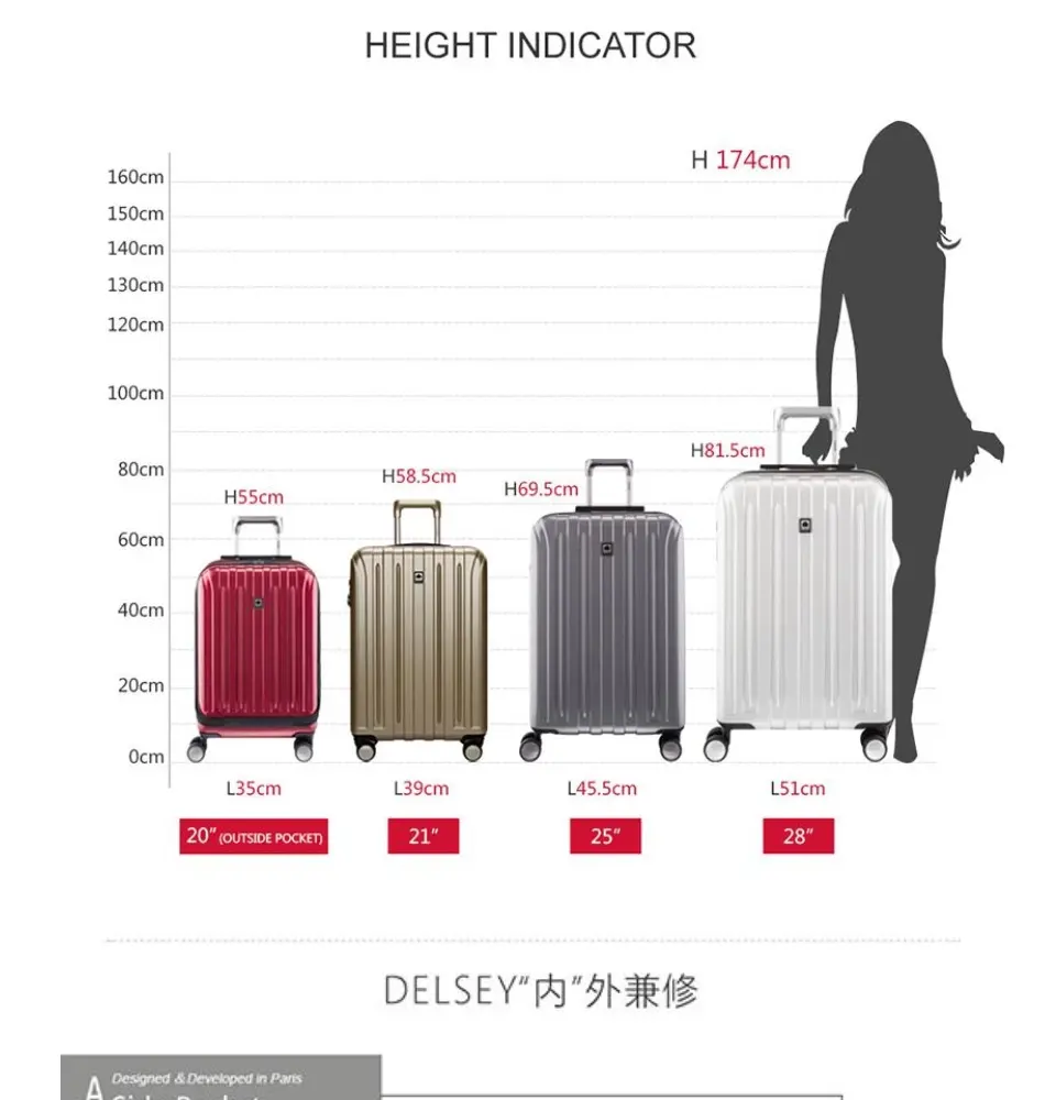 delsey vavin luggage