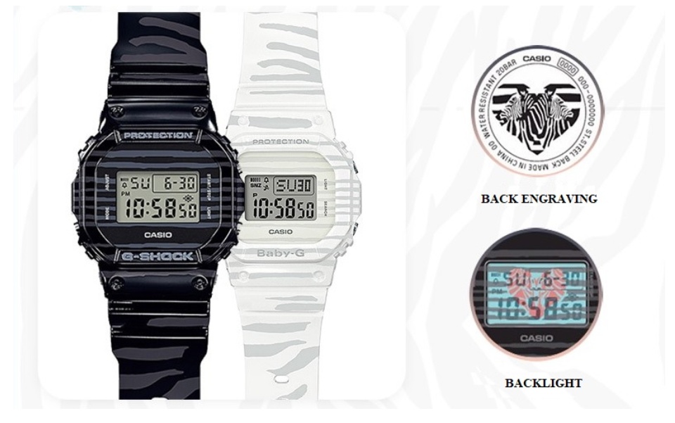 希少!美品! ペア限定 G-SHOCK & BABY-G LOV-18B-4JR Casio G-Shock/Baby-G Pair LOV-18B-4JR | Sakurawatches.com