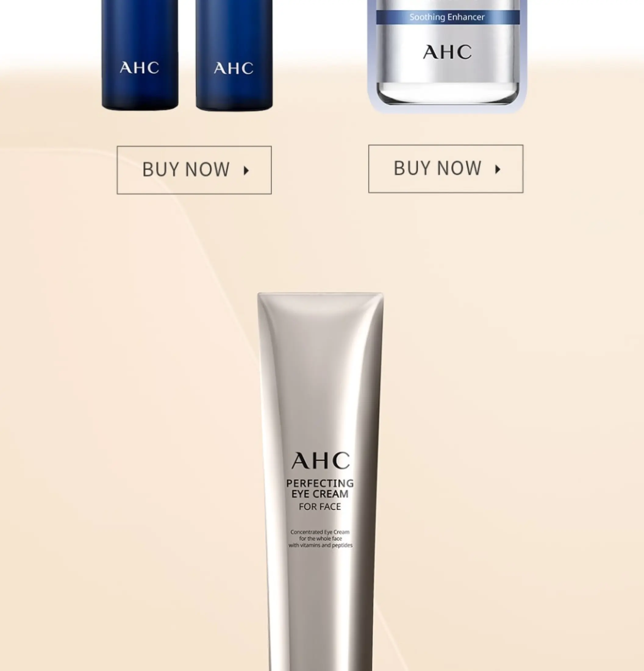 ahc perfecting eye cream for face