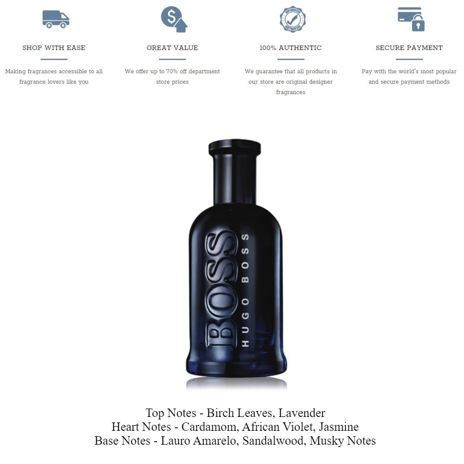 boss bottled night basenotes