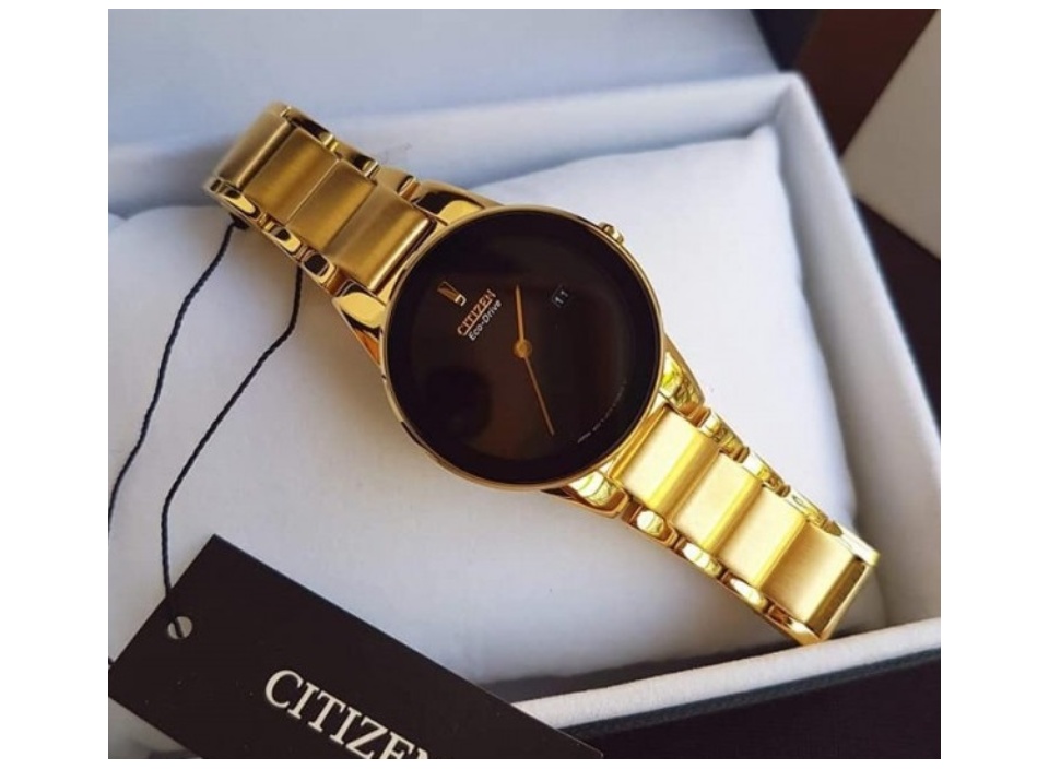Citizen Eco Drive GA1052-55E Axiom Ladies Stainless Steel Black
