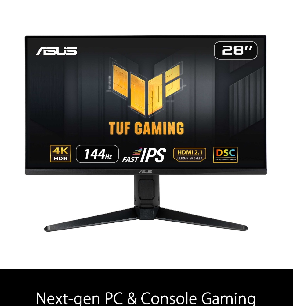 Asus TUF Gaming VG28UQL1A | 28 Inch 4K UHD | IPS | 144Hz | 1ms | G