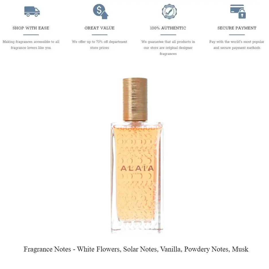 alaïa paris eau de parfum blanche