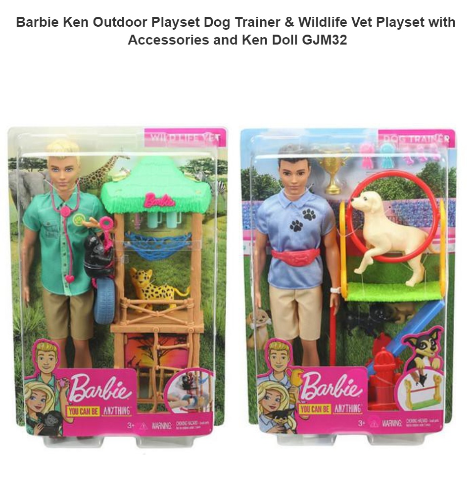 ken doll dog trainer