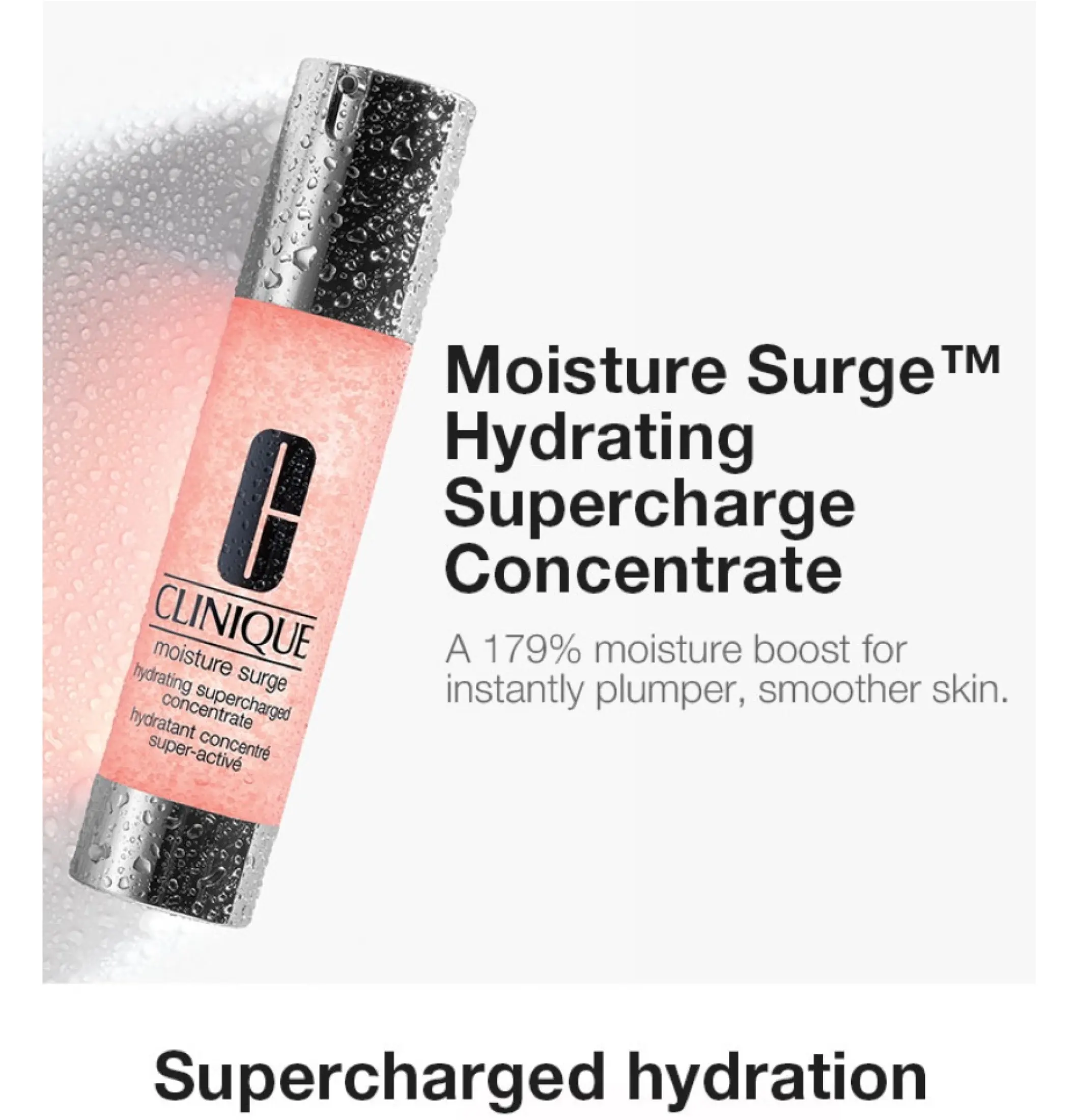 Surge перевод на русский. Clinique Moisture Surge Hydrating Supercharged Concentrate.