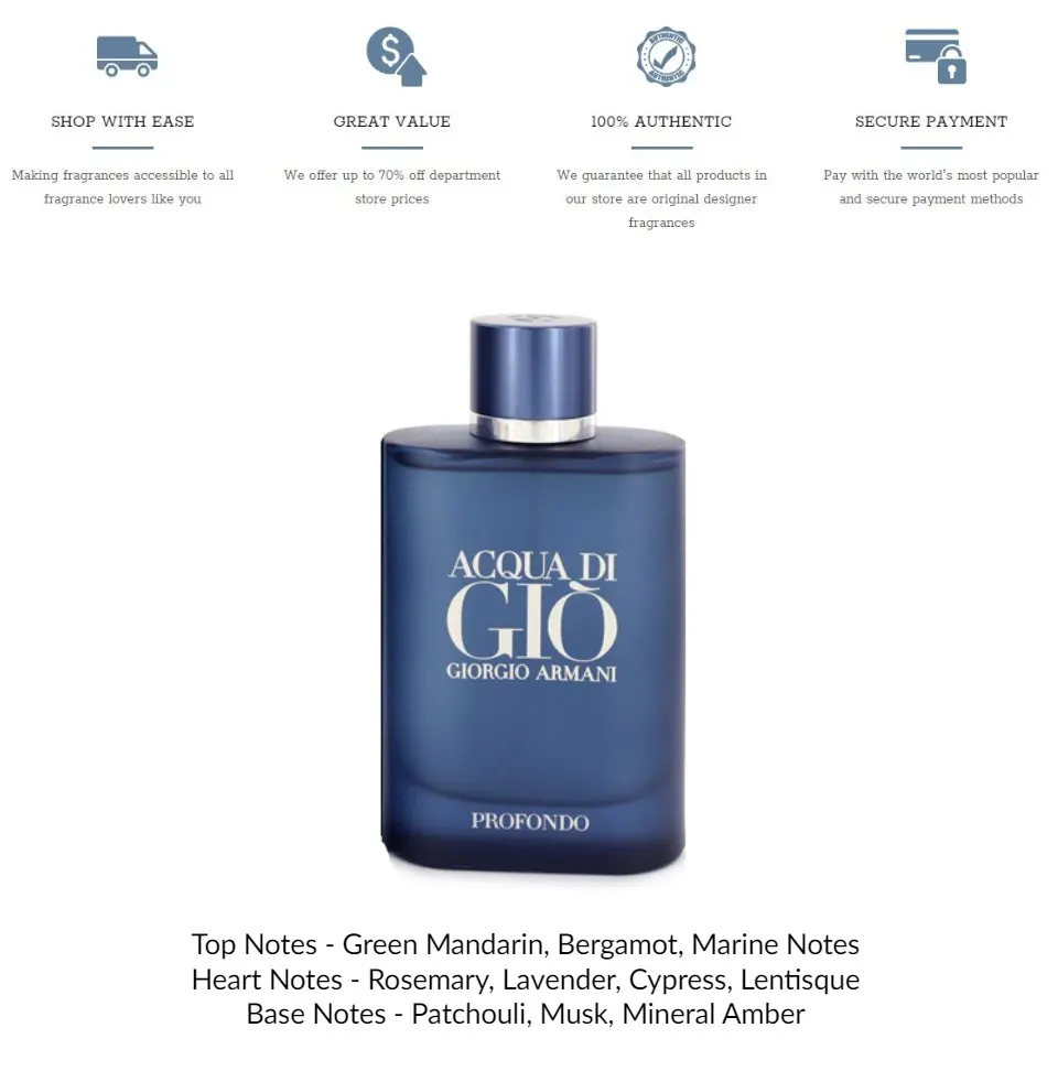 armani acqua di gio profondo eau de parfum stores
