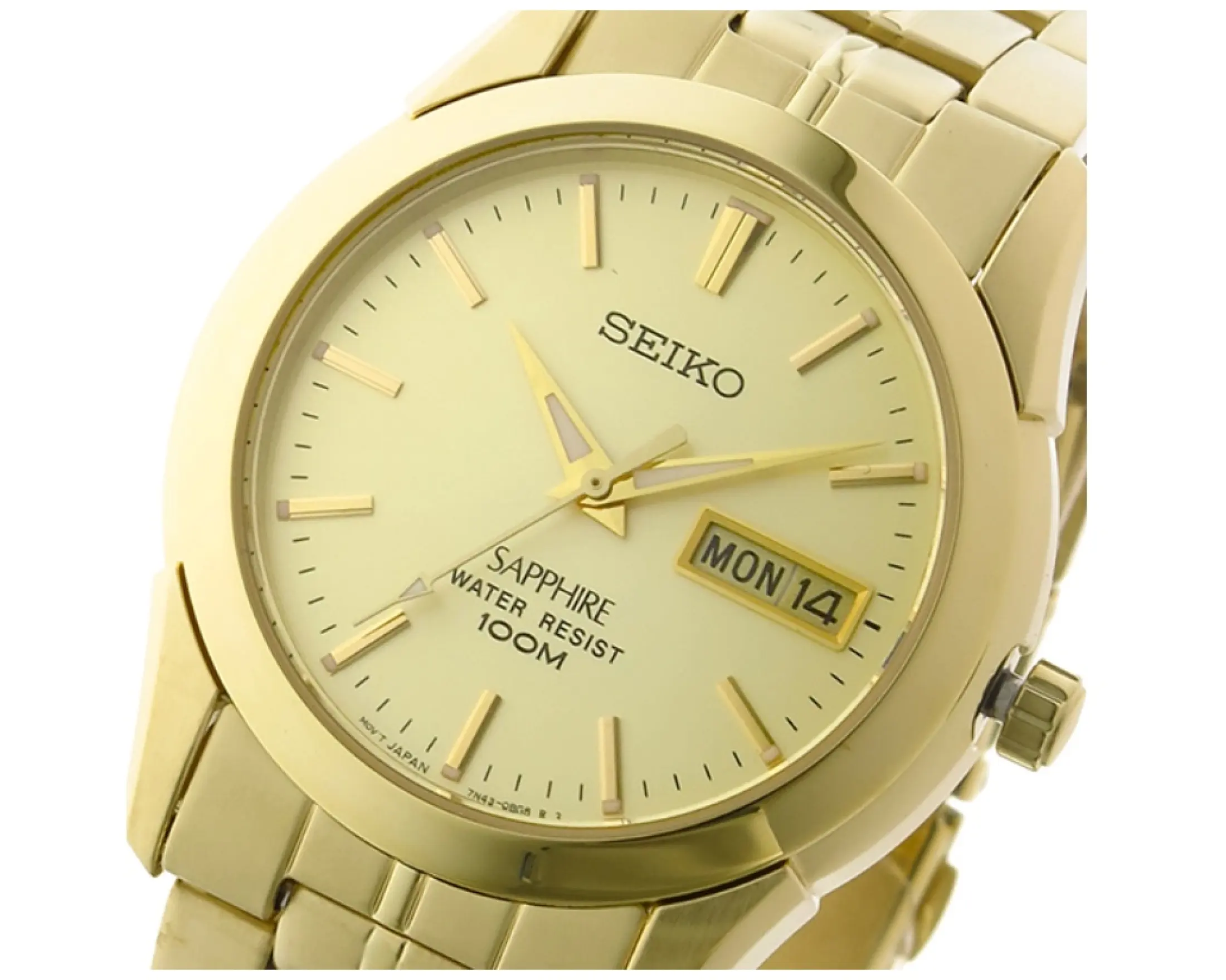 Seiko Sapphire 100m Gold Top Sellers, SAVE 42% 