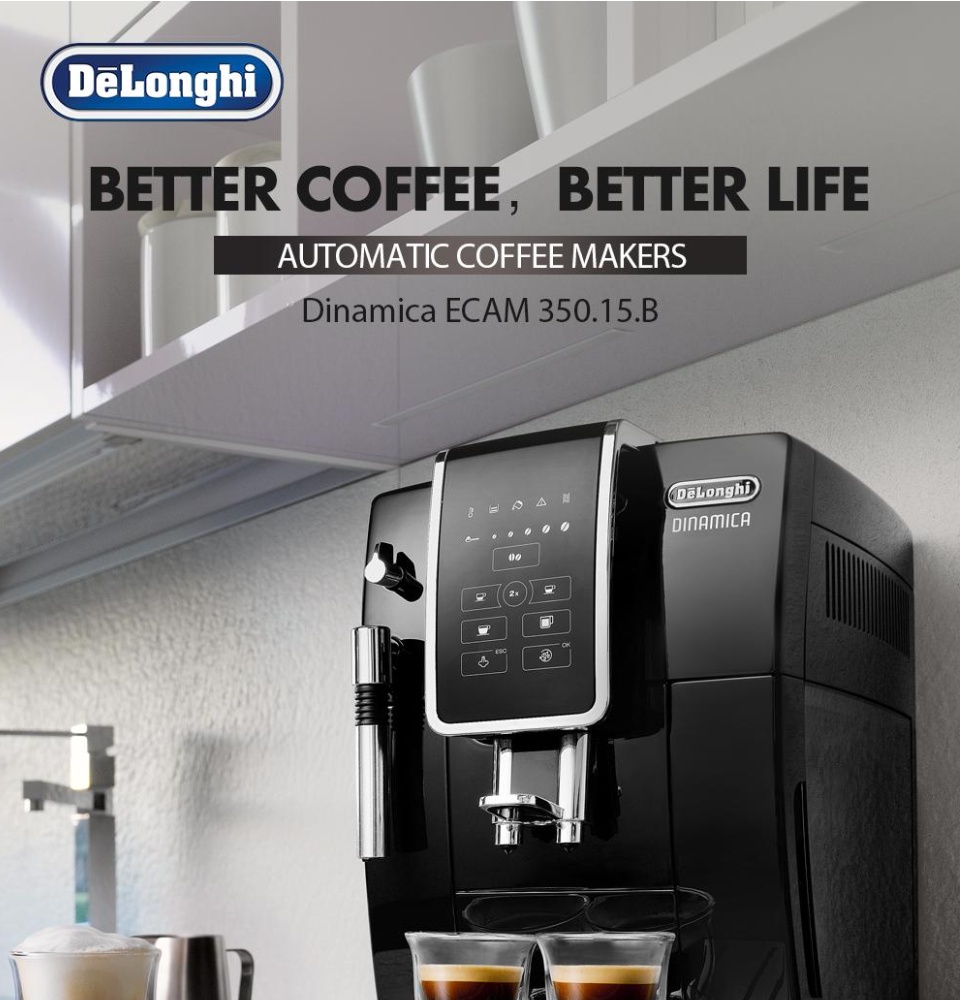 Delonghi ECAM350.15.B Dinamica Coffee 