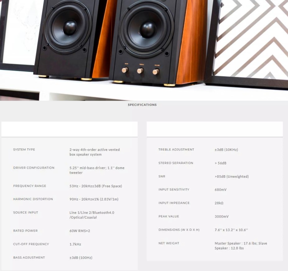 HiVi Swans Speakers M200MKIII Plus Active Bluetooth Multimedia