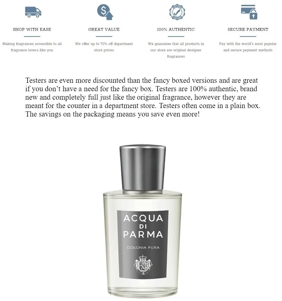 acqua di parma pura 100ml