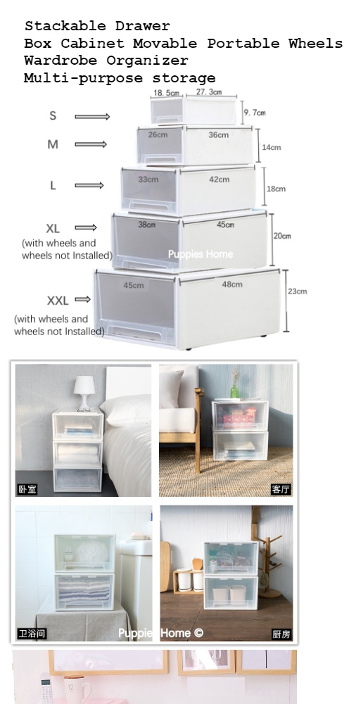 Wardrobe Organizer Plastic Storage Boxes Storage Box Toy Storage