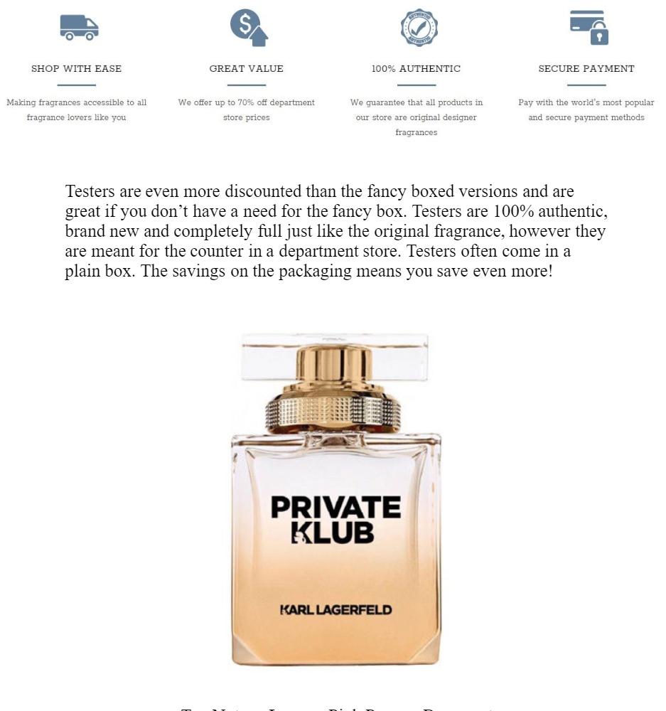 karl lagerfeld private club perfume