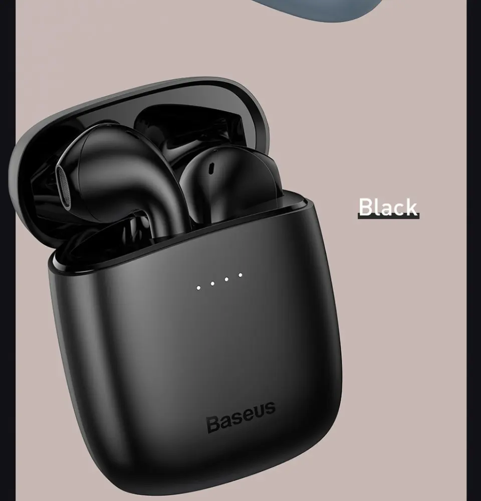 baseus encok true wireless earphones w04 pro black
