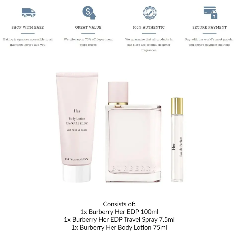 burberry body gift set