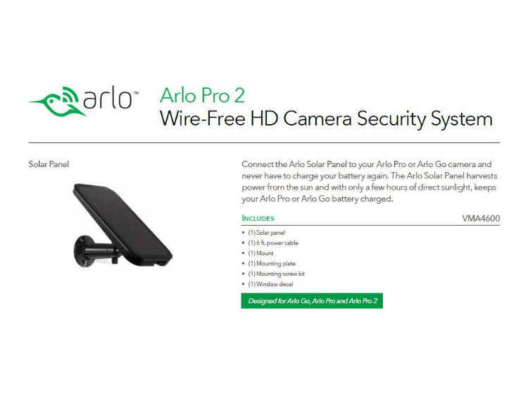 vma4600 arlo