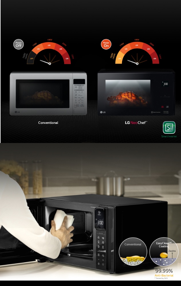 lg neochef 39l convection microwave