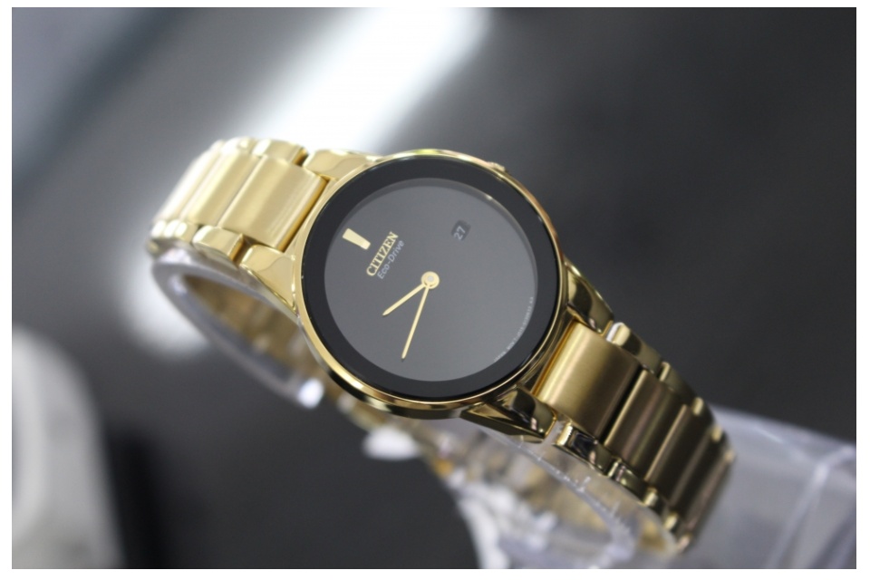 Citizen Eco Drive GA1052-55E Axiom Ladies Stainless Steel Black