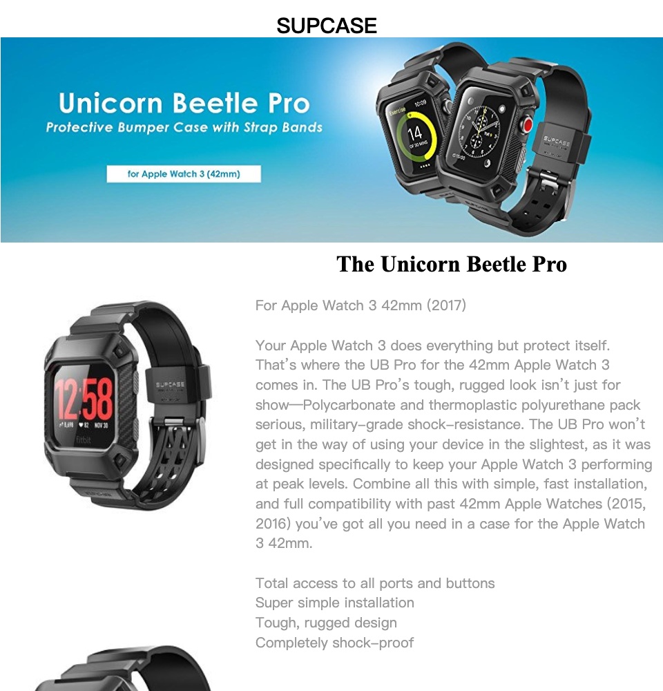 supcase apple watch 3 42mm