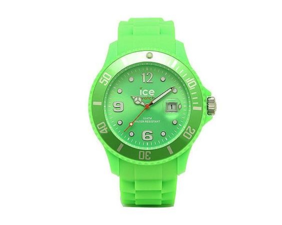 Silicone Green Forever eBay Big SI.GN.B.S.09 Quartz Ice Analog Watch Watch | Ice Unisex