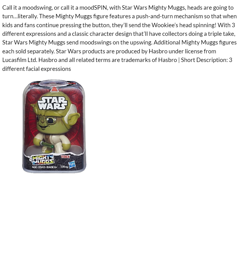 Star Wars Mighty Muggs ~ Yoda #8