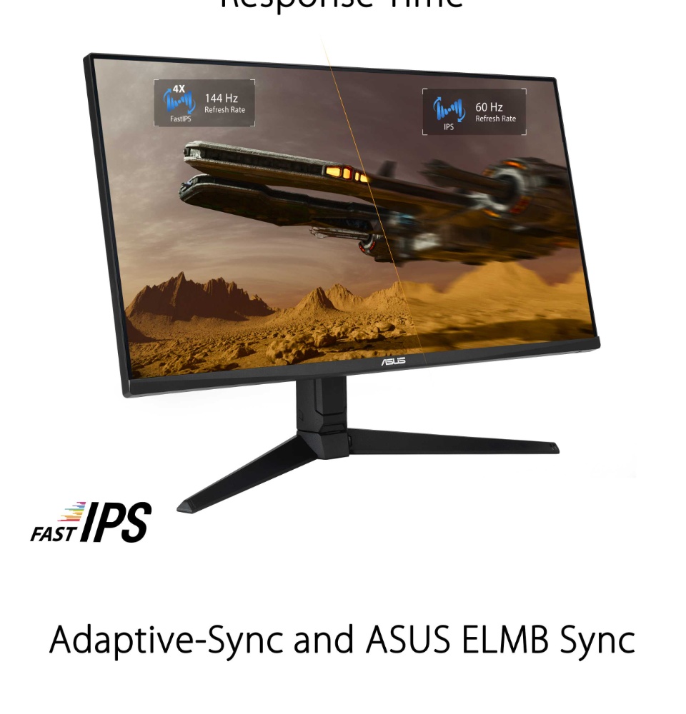 Asus TUF Gaming VG28UQL1A | 28 Inch 4K UHD | IPS | 144Hz | 1ms | G