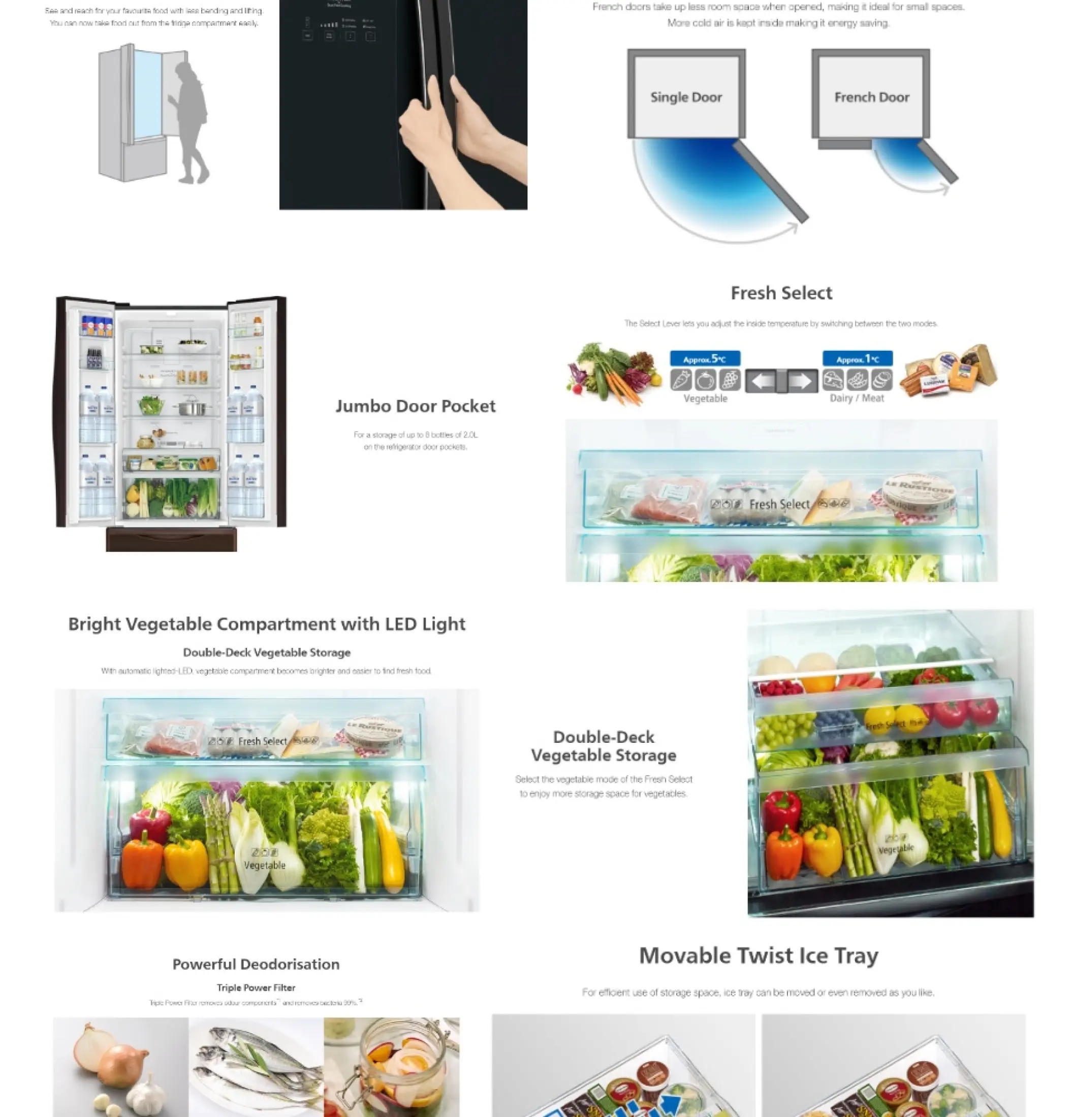 Ready Stock Hitachi R Wb560p9ms 3 Door French Fridge 465l With Free 1l Micom Rice Cooker Rz Pma10y Worth 159 Lazada Singapore