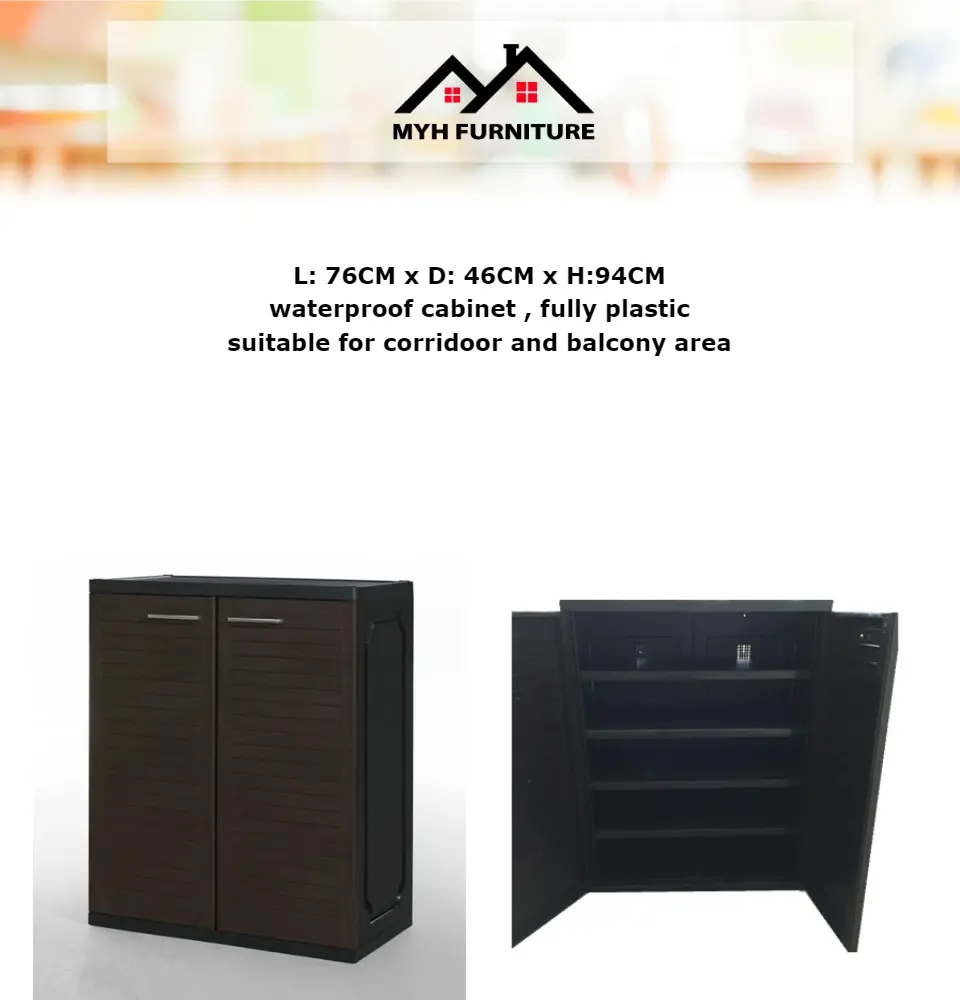 Plastic Shoe Cabinet Waterproof Outdoor Cabinet Lazada Singapore