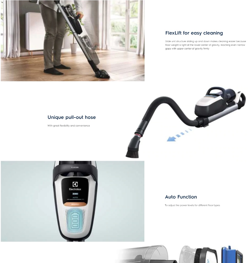 Pure F9 self-standing handstick vacuum cleaner - PF91-6BWF