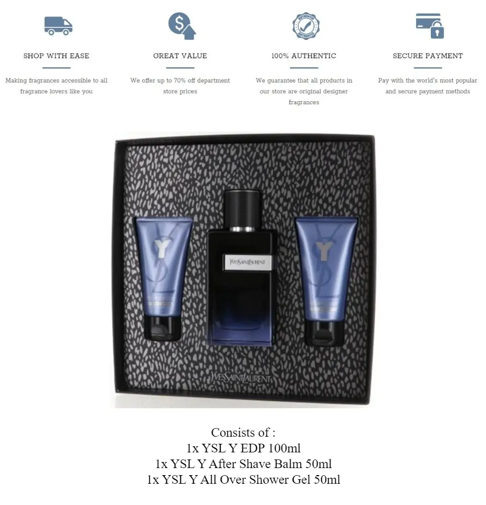 Ysl y aftershave gift set Clearance