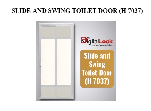 Slide And Swing Toilet Door H 7037 Lazada Singapore